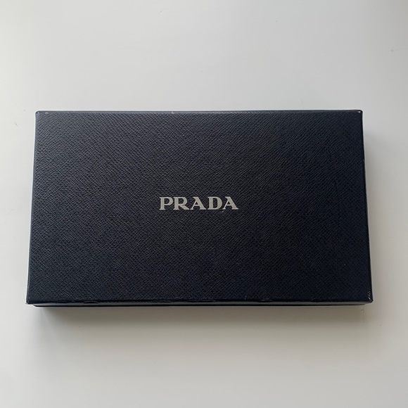Prada Other - Prada Navy Blue Logo Gift Empty Box Storage Box & Tissue